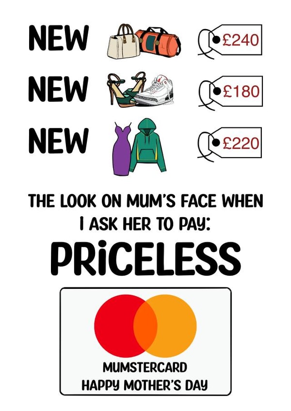 MasterCard Mother’s Day card created by Doublea