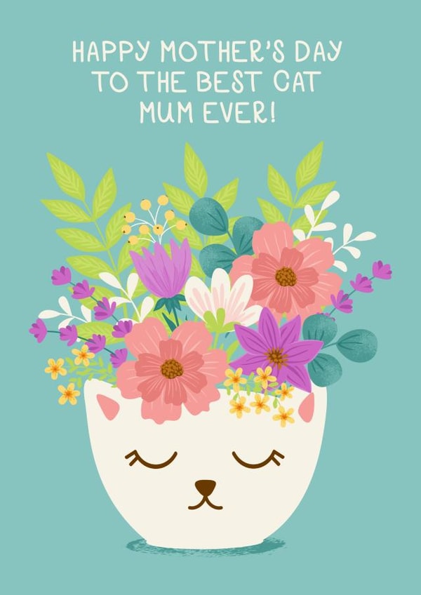Best Cat Mum Ever created by Tanya Laporte Designs