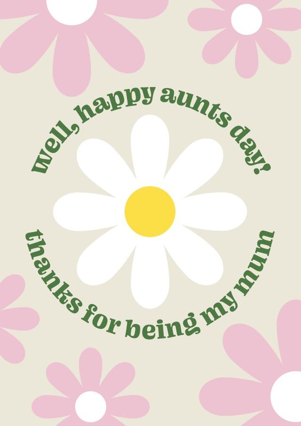For your alternative Mum... Happy Aunts Day! created by Amy Watkinson