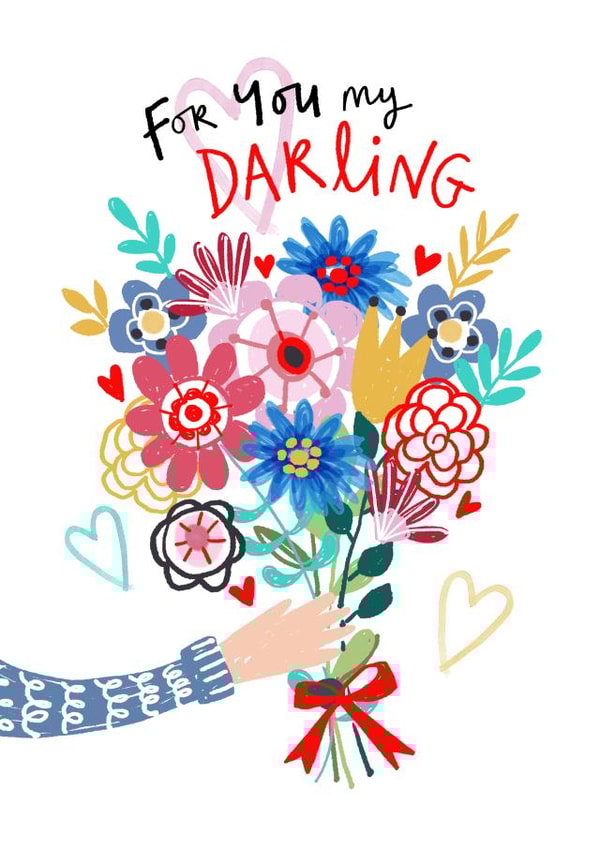 Flowers for your Valentine created by Lindsay loves to draw