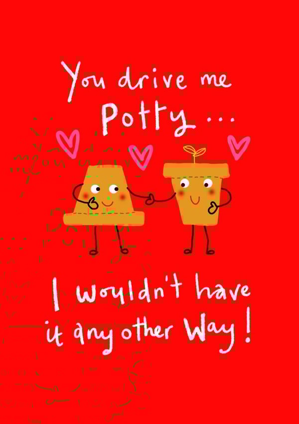 Potty in Love Valentine's created by Lindsay loves to draw
