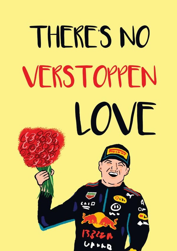 Max Verstappen F1 Valentines  created by Fancy Boy