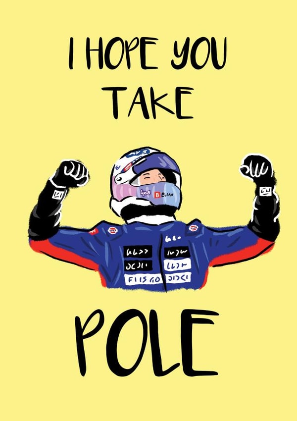 Daniel Ricciardo F1 Valentines card created by Fancy Boy