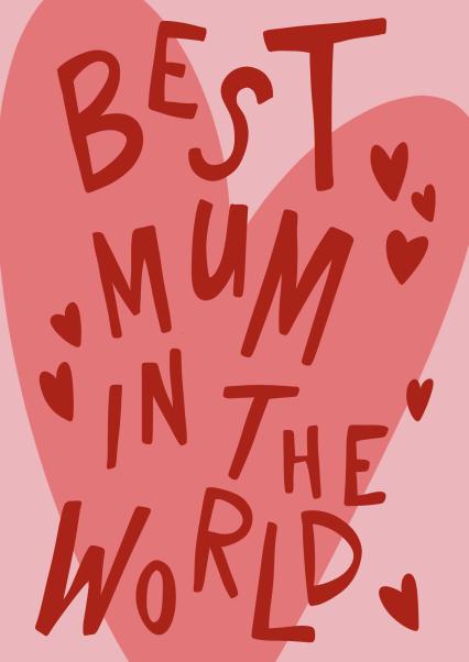 Best Mum in the World Card | thortful
