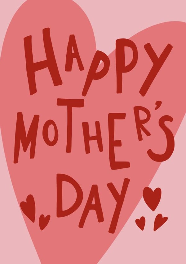 Happy Mother’s Day Pink Heart Card created by Meg's Creative Outlet
