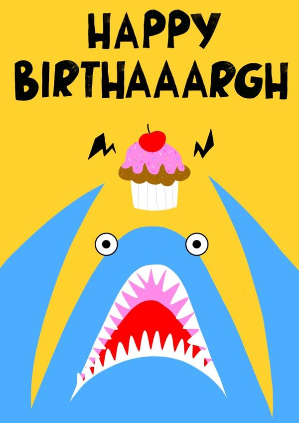 Birthday Shark created by Happy Stuff Studio