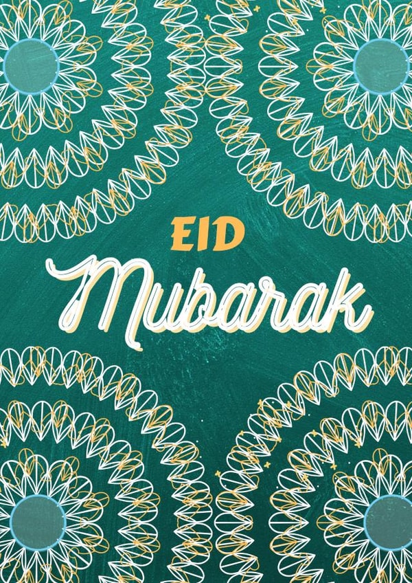 Eid Mubarak created by The Copper Fruit