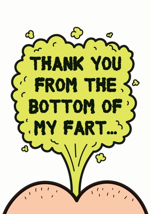 Thank you card created by Jimmy Bants