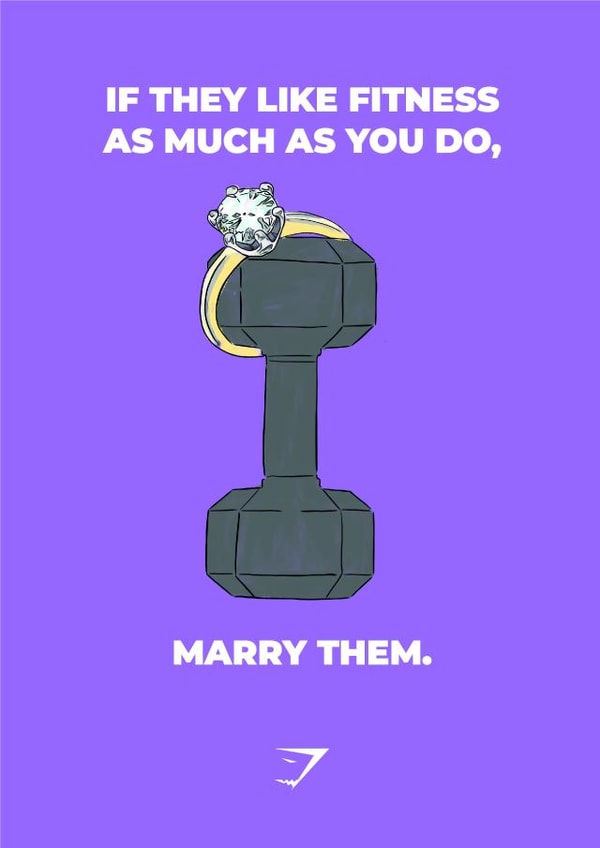 'If they like fitness as much as you do...' - Gym Valentines Day | Gymshark created by Gymshark