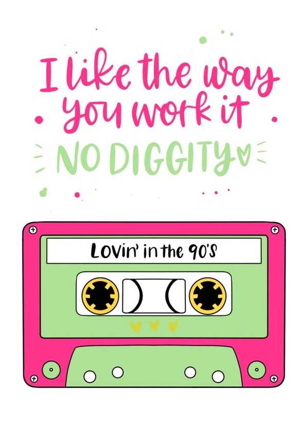No Diggity created by Mia Loves Letters