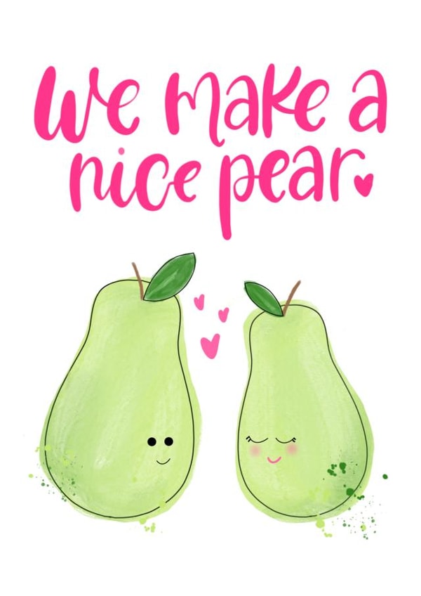 Nice pear created by Mia Loves Letters