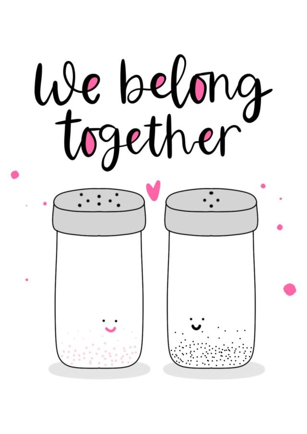We belong together created by Mia Loves Letters