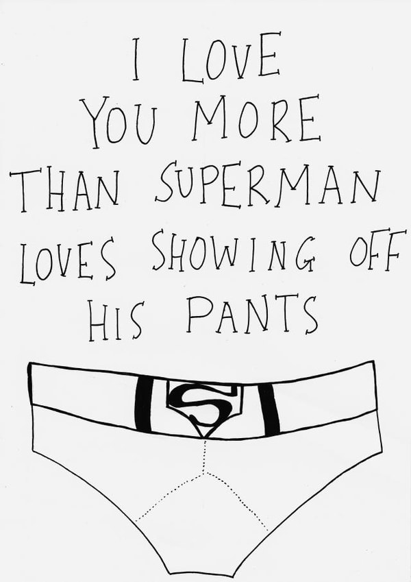 Superman’s Pants created by Rochelle Asquith