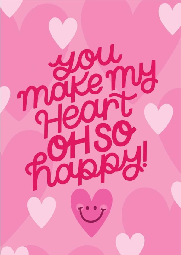 Oh So Happy - Valentine's Day Card created by Nyassa Hinde