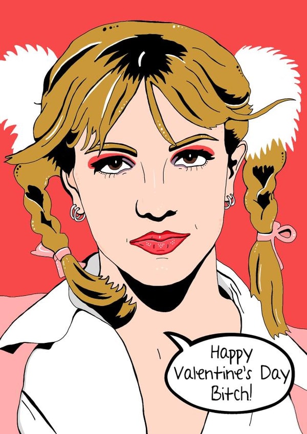 Britney Spears Valentine's Day Card created by Olivia Dimery