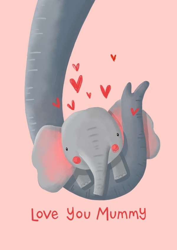 Love You Mummy card created by Nicola Watson