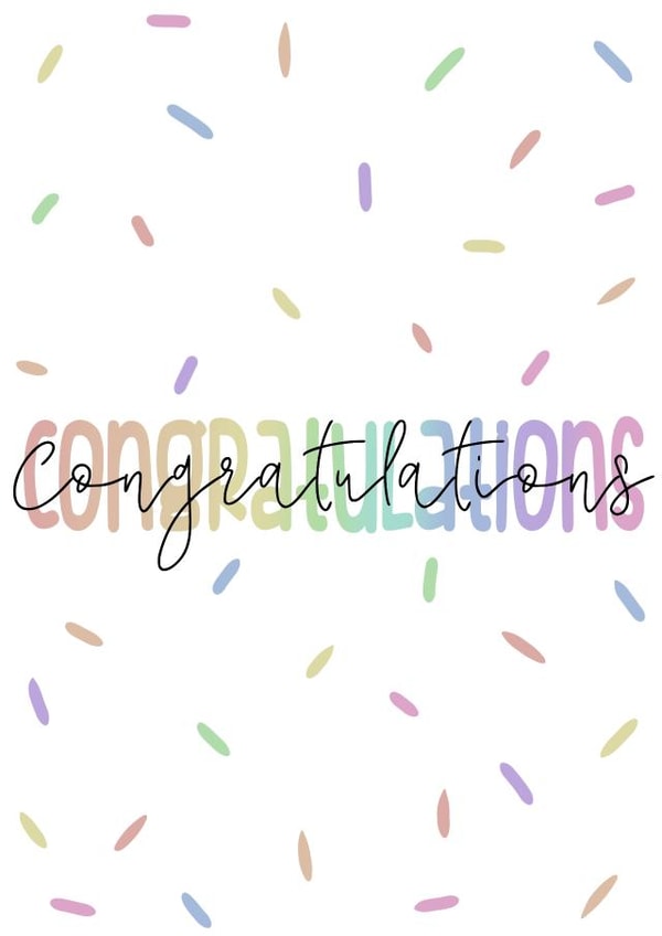 Congratulations  created by The Creative Lock