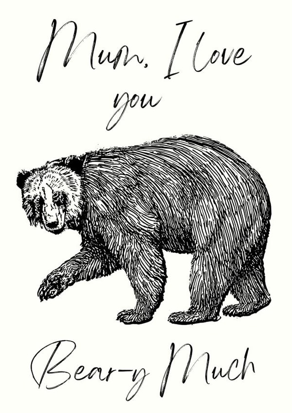 Love You Beary Much Mother's Day Card created by Lilac Hailstorm