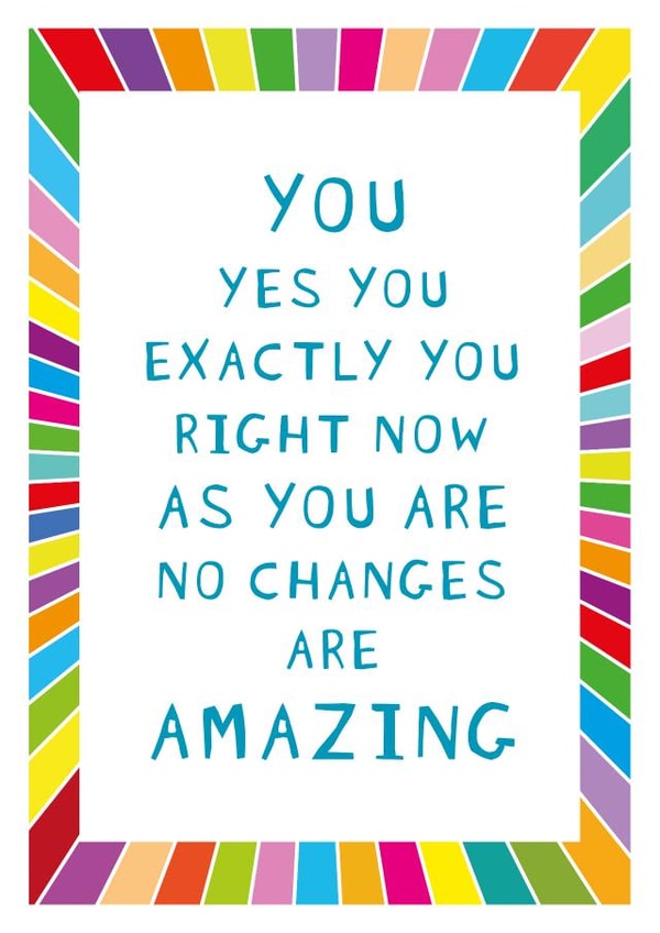 You are amazing Friendship card created by size3art