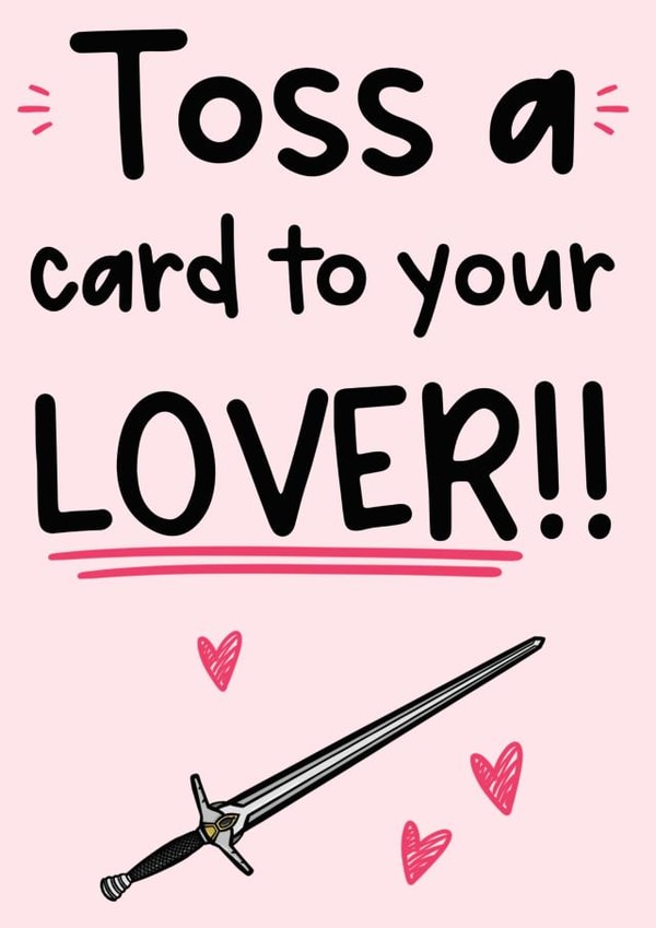 Witcher valentines card - toss a card to your lover!! created by The Laughing Sloth