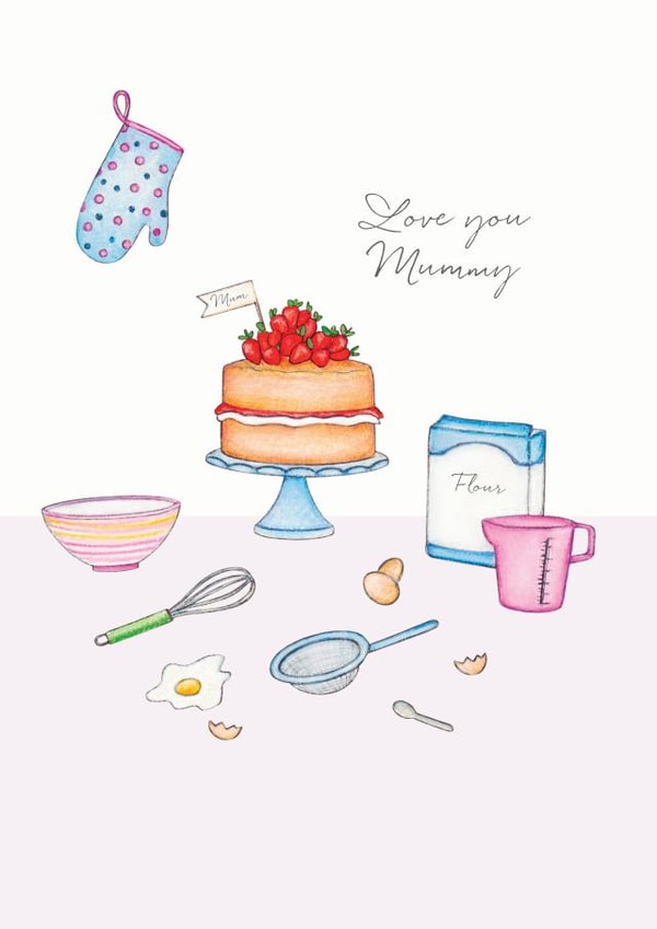 Baking Mother's Day Card created by Lottie Murphy