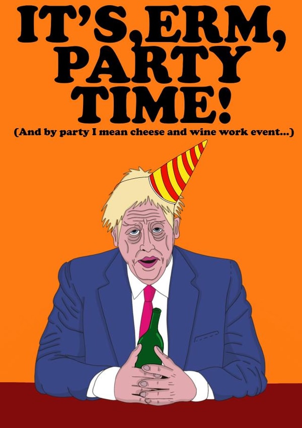 Party time Boris  created by Declined Cards