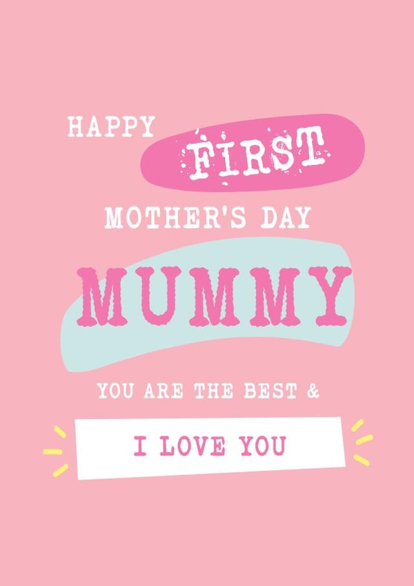 First Mother's Day Card created by Filthy Sentiments