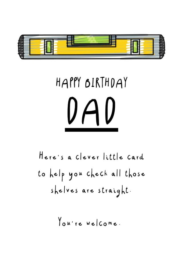 DIY Birthday Card for Dad created by Little Bramble
