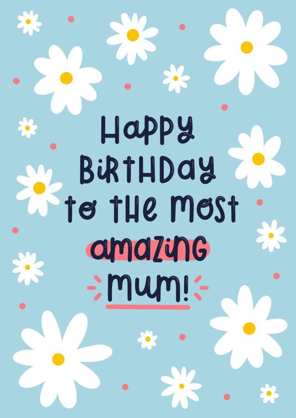Most amazing mum birthday card created by Joanne Hawker
