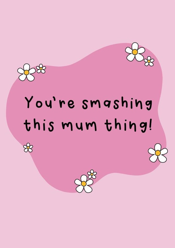 Mother's Day Card for New Mums created by Raptor Designs