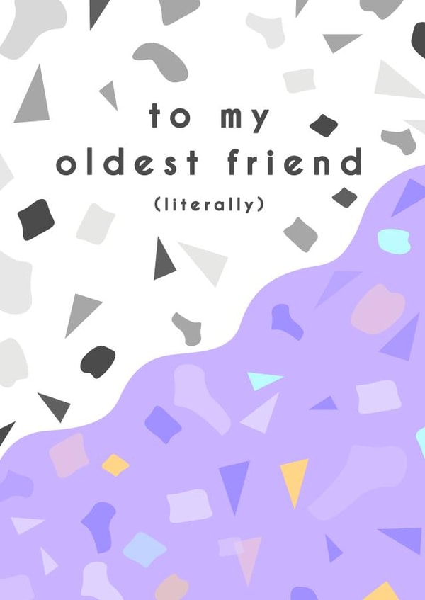 Oldest Friend Birthday Card created by CoconuTacha