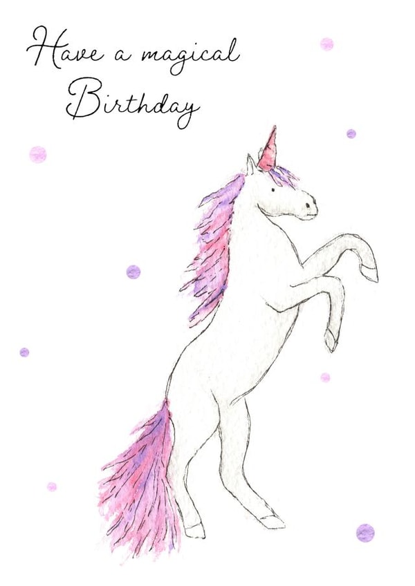Unicorn Birthday created by Arty Bee Designs