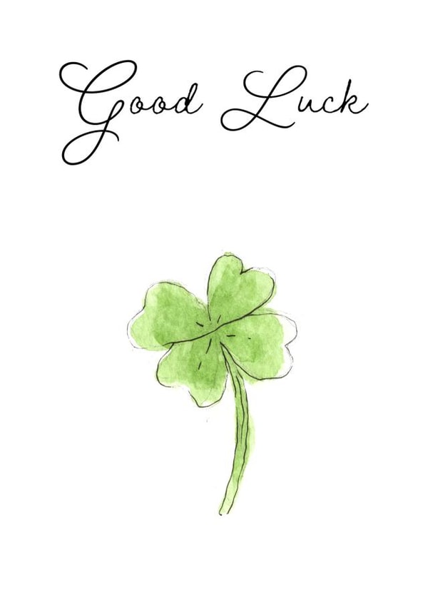 Good Luck Clover created by Arty Bee Designs