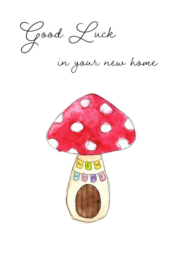 New Home Toadstool created by Arty Bee Designs