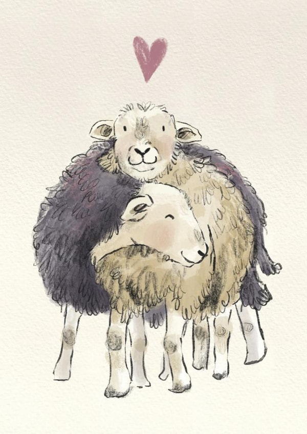 I Love Ewe! created by Becca Hall illustration
