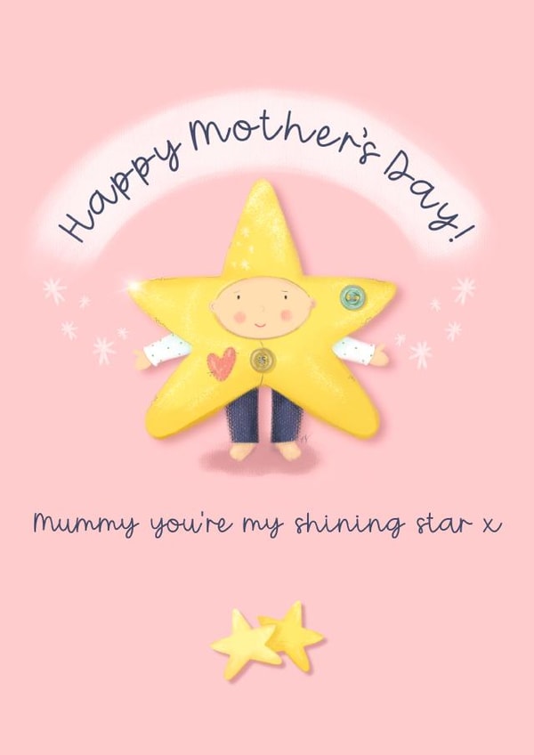 Mummy you’re my shining star on Mother’s Day  1000 created by Little Cat Creates