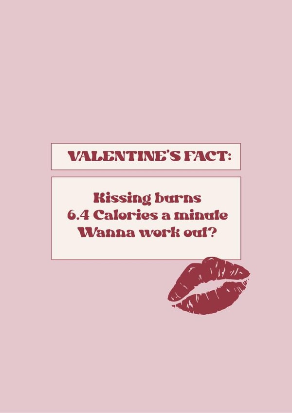 valentine's fact card created by EL ILLUSTRATES