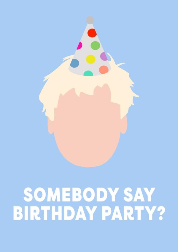 Boris Johnson birthday party! created by TwinFinDesigns