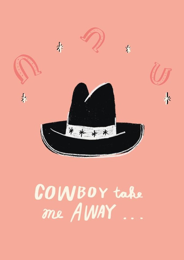 Chicks Cowboy Valentines card created by Ah Go On
