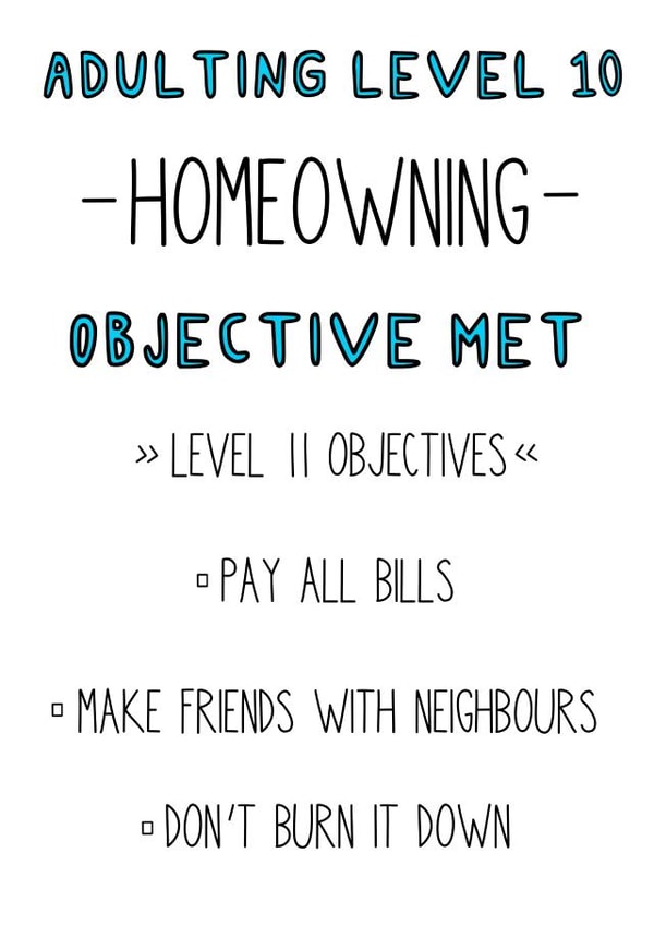 Level Up New Home Card created by Just Jojo