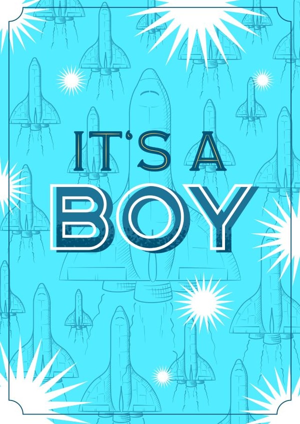 It’s a boy created by olliebrownillustration