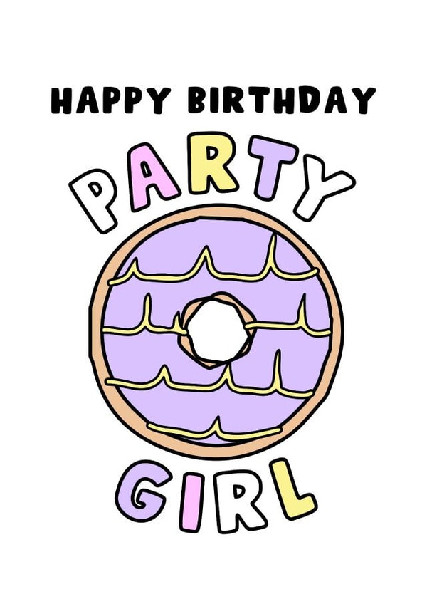 Happy Birthday Party Girl created by @sophie robbens