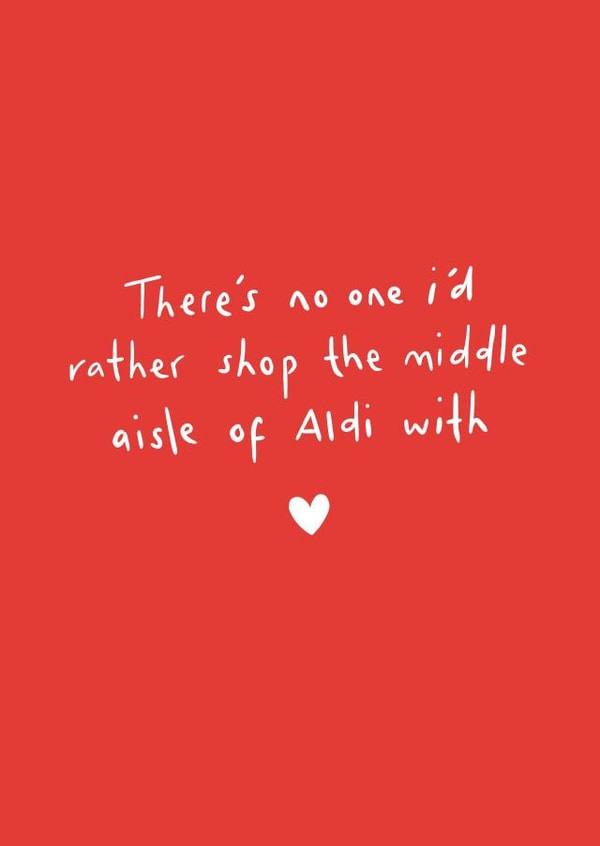 Middle Aisle Of Aldi 1000 created by Nicola Watson