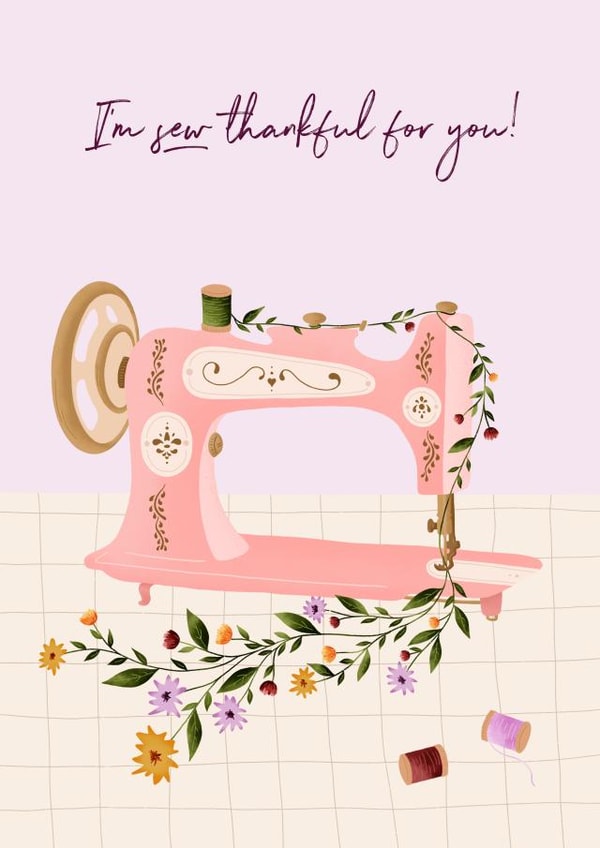 Sew thankful for you created by Make and Tell