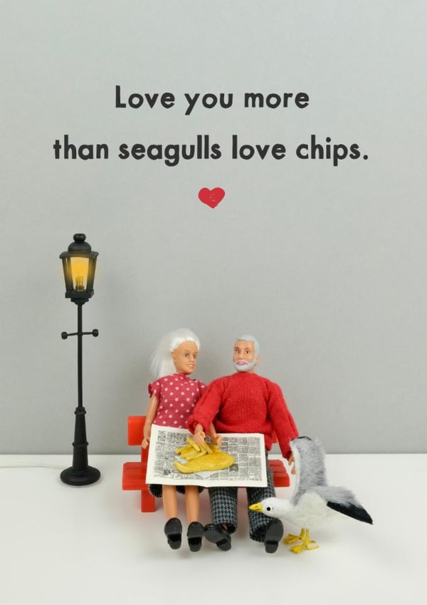 Seagull chip love created by Bold & Bright Cards