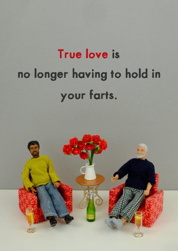 True love farts created by Bold & Bright Cards