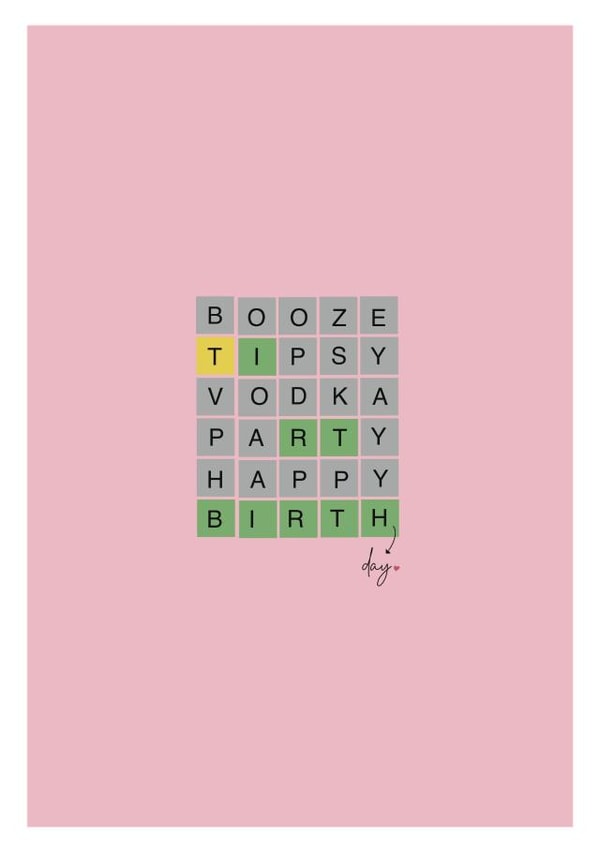 Wordless Happy Birthday Card created by Coffee Cup Studio