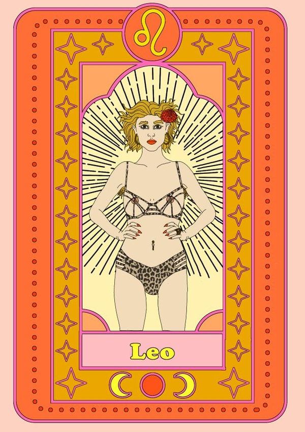 LEO BIRTHDAY CARD created by Emily Nash