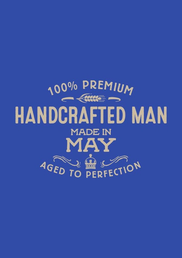 Handcrafted Man - May created by Duke & Sons