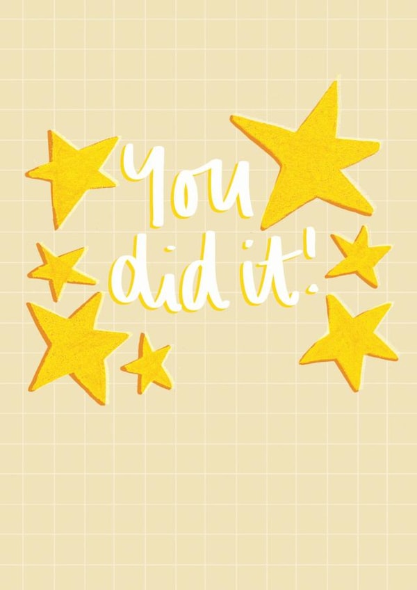 You Did It Congratulations Card created by Victoria Rose Ball